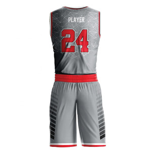Ensemble de maillot et short de basket-ball, imprimé, personnalisable, tissu en maille respirant, séchage rapide, vêtements de sport - Product Image 2