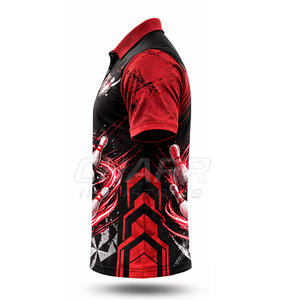 Jersey de Boliche Personalizado Premium, Transpirable, Antibacterial, de Secado Rápido, Tallas Grandes, MOQ Bajo - Product Image 5