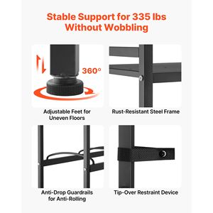 Garage Shelves Heavy Duty 3-Tier 4-Row Water Jug Holder for 8 <b>Bottles</b> 3-5 <b>Gallon</b> <b>Bottle</b> Rack Organizer - Product Image 5