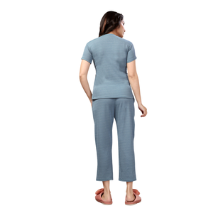 Pyjamas d'hiver pour femmes, ensemble chaud et épais en coton, vêtements de nuit, fabricant de marques privées - Product Image 5