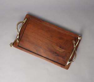 Rectangular wooden tray Designer serving platter food serving tray <b>Snack</b> serving tray Wooden bar serving tray Decorative Trays - Product Image 6