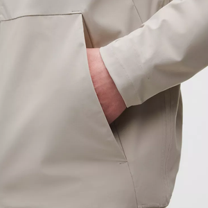 Chaqueta Cortavientos con Capucha y Cremallera Frontal de Lona para Hombre, Ligera, Transpirable, de Secado Rápido, para Invierno y Actividades al Aire Libre - Product Image 3