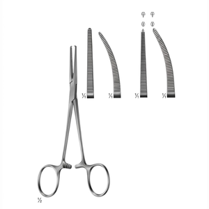 คีมจับเนื้อเยื่อ Crile Forceps 140 มม. - คีมผ่าตัดและถอดแกนกระจกตาทำจากเหล็กกล้าไร้สนิม - Product Image 2