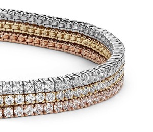 VVS Moissanite Tennis Chain Link Bracelet Gold Plated Unisex <b>Men</b> Women Kids Hiphop Claw Setting Everyday Wear Jewelry GRA - Product Image 2