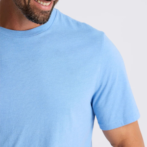 T-shirts pour hommes de haute qualité, best-sellers, surdimensionnés, à col contrastant, design personnalisé, tricotés, à bas prix, thermiques, pour adultes - Product Image 3