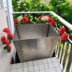 Support de pot suspendu en fer galvanisé, revêtu de poudre, écologique, léger et durable, pour pépinière extérieure, balcon - Product Image 3