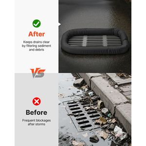 Filtro a sacco per sedimenti, confezione da 4, 5 x 10 piedi di diametro. Calze in Polipropilene per il Controllo dell'Erosione: Flessibili ed Efficienti - Product Image 4
