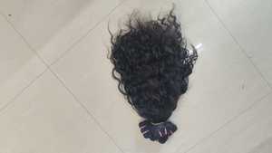 Extensions de cheveux vierges de haute qualité, 100% naturels, bouclés, noirs, pour tresses, provenant de la source du temple - Product Image 2