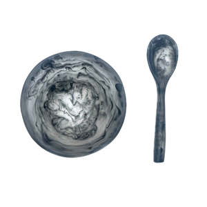 Luxury Sapphire Tide <b>Epoxy</b> Resin Decorative Bowl Handmade Artisan Serving & Centerpiece Bowl for Dining <b>Table</b>, <b>Coffee</b> Station, - Product Image 3