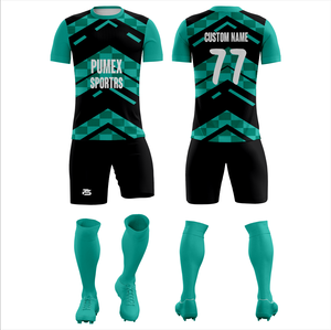 Uniforme de Fútbol Unisex Personalizado de Calidad Profesional, Jersey Transpirable con Cuello Redondo, Manga Corta, Ligero y de Secado Rápido - Product Image 2