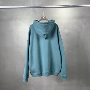 Sweat-shirt à capuche de luxe personnalisé de haute qualité avec impression en relief, coton lourd, vente en gros, sweat-shirt surdimensionné pour homme - Product Image 3