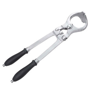 Castrador Burdizzo sin sangre de tamaño personalizado, reutilizable, de acero inoxidable de alta resistencia, con cordón de sujeción, grado veterinario para caballos - Product Image 3