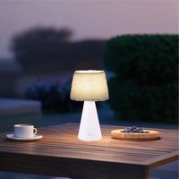 Lámpara de Mesa Moderna Minimalista, LED con Batería, Táctil, Regulable, Luz Blanca Cálida, 48 Horas de Duración, Metal+ABS, Novedosa