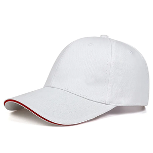 Nueva Gorra de Béisbol de Algodón Unisex, Ajustable, Informal, con Ribete Rojo para Adultos, para las Cuatro Estaciones - Product Image 2