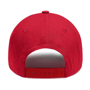 Nueva Gorra de Béisbol Roja de Sarga de Algodón, Unisex, Color Sólido, Casual, Ajustable, para las Cuatro Estaciones - Product Image 5