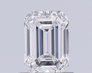 Diamant blanc lâche de 4 carats, couleur E, pureté VS1, taille émeraude, avec symétrie de coupe élite et éclat glacé exceptionnel - Product Image 1