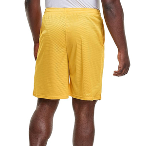 Shorts de course décontractés pour hommes à double couche en tissu Oxford et maille, écologiques, respirants, à séchage rapide, avec cordon de serrage - Product Image 1
