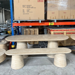 Ensemble de table et chaises de salle à manger de luxe, produits vietnamiens en gros à prix abordable, réglables et à prix raisonnable - Product Image 3