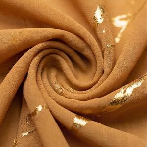 Pañuelos Hijab Islámicos con Estampado de Lámina, Pañuelos Hijab Brillantes de Poliéster Viscosa, Pañuelo Hijab para Mujer con Sensación de Algodón Viscosa, Suave y Ligero - Product Image 4