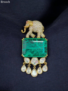 Premium Quality <b>Elephant</b> Brooch with Luxury Finish Elegant Statement Jewelry for Sophisticated Style Perfect For Party Wear - Product Image 2