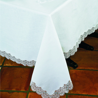 Nappes brodées tissées motif teint en fil pour les commandes en gros de textiles domestiques fournies dans le monde entier