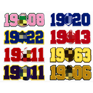 Wholesale Custom Chenille Embroidered Letter <b>Patches</b> Nonwoven Felt Iron-<b>On</b> <b>Sew</b>-<b>On</b> Varsity <b>Patch</b> for Garments - Product Image 2