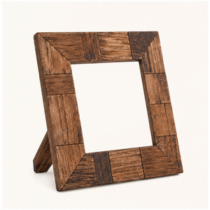 Cadres photo en bois rustique vieilli faits à la main et écologiques, vente en gros, tailles personnalisées pour la décoration intérieure - Product Image 1