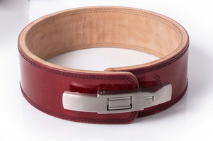 13 MM Gym Lever Glitter Leather Belts Weightlifting Glitter Leather Belt Back Support Lever Glitter Leather Belts Unisex - Product Image 3