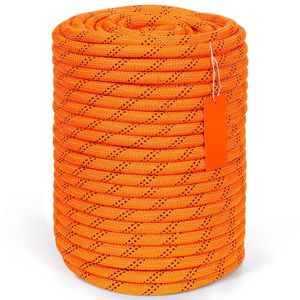 Corda in Poliestere a Doppia Trama 1/2 Pollice X 220 Piedi, 48 Fili, Resistenza alla Trazione 8000 LBS, Corda Multiuso per Campeggio e Altalene da Esterno - Product Image 6