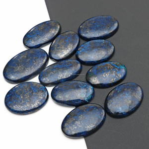 Cabujón de Azurita de Alta Calidad, Cristal Natural Azul Amatista para Joyería, Tamaño Personalizado con Pulido Suave en Oferta - Product Image 5