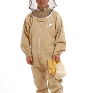 Combinaison intégrale kaki avec voile intégré, manches réfléchissantes en polyester, tenue d'apiculture de protection de niveau D, vêtement de sécurité - Product Image 5