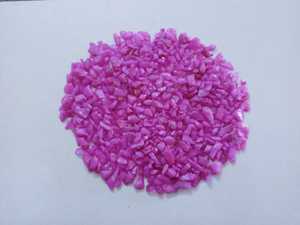 Puces en céramique polies en résine lisse d'agrégat de quartz à revêtement de couleur pour l'art et la décoration en résine - Product Image 3