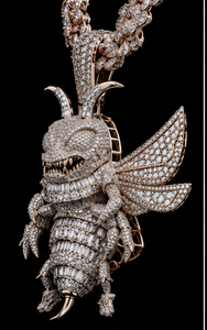 Broche de mode inspirée des insectes, pendentif aile en cristal, bijou scarabée, ornement insecte en strass pour accessoire vestimentaire - Product Image 2