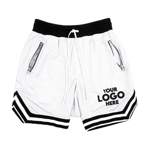 Shorts de baseball d'été pour hommes, prêts à être expédiés, 100% polyester, imprimé baseball, fermeture à cordon, ceinture élastique écologique, séchage rapide - Product Image 3