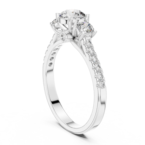 Custom Design 925 Sterling Silver Moissanite <b>Diamond</b> <b>Ring</b> Wholesale Fine Jewelry Manufacturer Supplier - Product Image 3