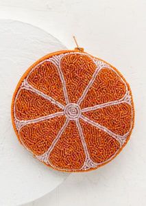 Élégante pochette à monnaie décorative brodée de perles avec un artisanat fait main détaillé - Product Image 2