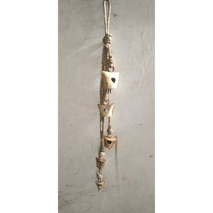 Campanas de Viento de Metal Dorado Antiguo con Forma de Pájaro, Campanas Colgantes Rústicas de Hierro, Decoración Navideña Hecha a Mano y Adorno Colgante para Días Festivos - Product Image 3