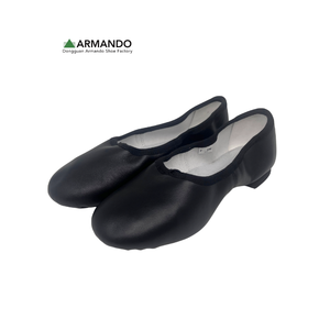 Chaussures de danse en cuir à marque privée, chaussures d'entraînement professionnelles à semelle fendue - Product Image 2