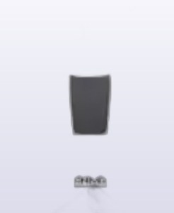 Ensemble uniforme de bureau pour femmes ANIMA, chemisier blanc gris et jupe crayon - Product Image 1