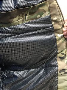 เสื้อแจ็คเก็ตกันลมกันน้ำสำหรับผู้ชาย ปี 2026 ผ้าแคนวาสแบบทหาร มีฮู้ด ผลิตจากโพลีเอสเตอร์/ไนลอน เป็นมิตรกับสิ่งแวดล้อม เหมาะสำหรับฤดูใบไม้ร่วง ฤดูหนาว ป้องกันความหนาวเย็น - Product Image 3