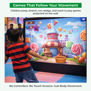 Système de jeu interactif de suivi corporel Move'n Pick pour enfants, pour aire de jeux intérieure – INEK00032 - Product Image 2