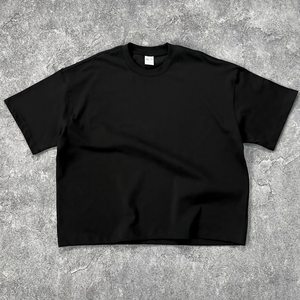 T-shirt Homme 100% Coton 230 Grammes Coupe Oversize Écologique Séchage Rapide Col Rond Épaules Tombantes Streetwear Uni Grammage Lourd - Product Image 4