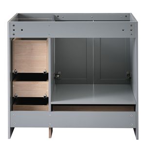 Mobile da Bagno da 36 Pollici Solo con Mobiletto, Lavabo Non Incluso - Product Image 5