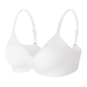 Customized logo Women's Plus Size Push-Up Breathable Wire-Free Anti-Sagging Soft Support Jelly Plus Size <b>Bra</b> with Large Cup - Product Image 6