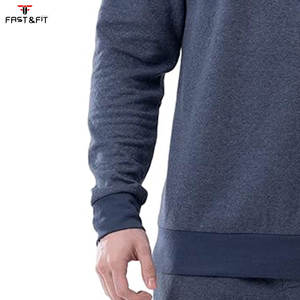 Sudaderas de Cuello Redondo, 400g, Corte Regular, Invierno, Color Sólido, Letra Bordada, Tejido Liso Teñido, 100% Algodón Felpa - Product Image 2