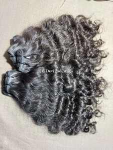 Extensiones de Cabello Rizado Indio Birmano 100% Natural, Paquetes de Cabello Humano Rizado Suelto al por Mayor, Cabello Suave, Grueso y con Brillo Natural - Product Image 5