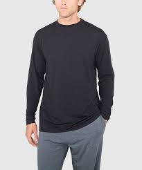 T-shirt unisexe sportif écologique à manches longues coupe ajustée 260g en coton teint en fil et fibre de bambou, vierge à imprimer - Product Image 2