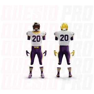 Customized Color American Football Uniforms Set Quick Dry Breathable Sports Wear Sublimation Tackle Twill Football Uniform Sets - Product Image 4
