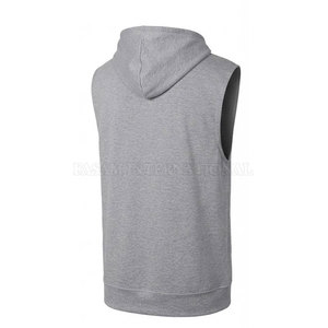 En stock, prix bas, sweats à capuche sans manches pour la gym, design personnalisé, sweats à capuche sans manches pour la gym - Product Image 3