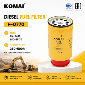 ไส้กรองน้ำมันดีเซล KOMAI CX-6469  SFC-55170 BF1399-SP CH1R0770 531315D1 1R0770  3261644  P550626 สำหรับรถ 320C  320CL - Product Image 1